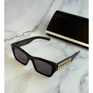 NEW Givenchy GV40077I Cat Eye Black Crystal Sunglasses $700